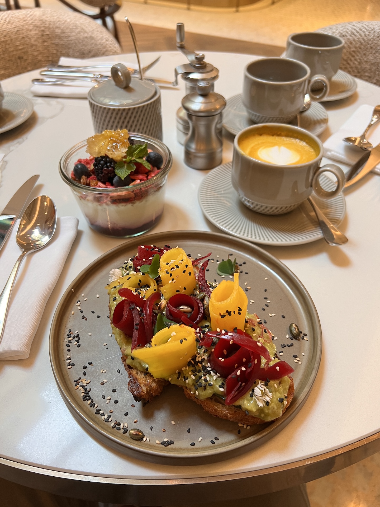 Andaz Prague - Breakfast Avocado Toast