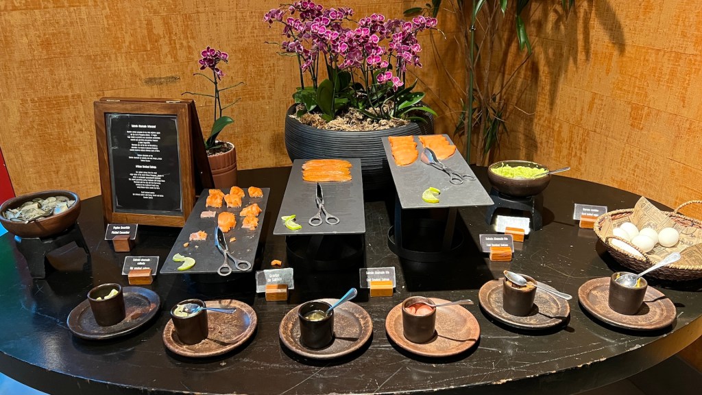 Ritz-Carlton Santiago - Smoked Salmon Buffet