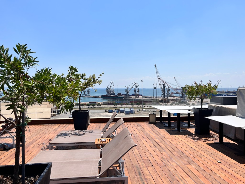 The Met Hotel Thessaloniki - Rooftop Port View