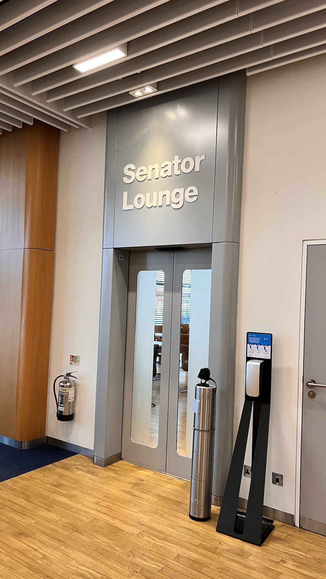 Heathrow Airport Terminal 2 - Senator Lounge Entrance