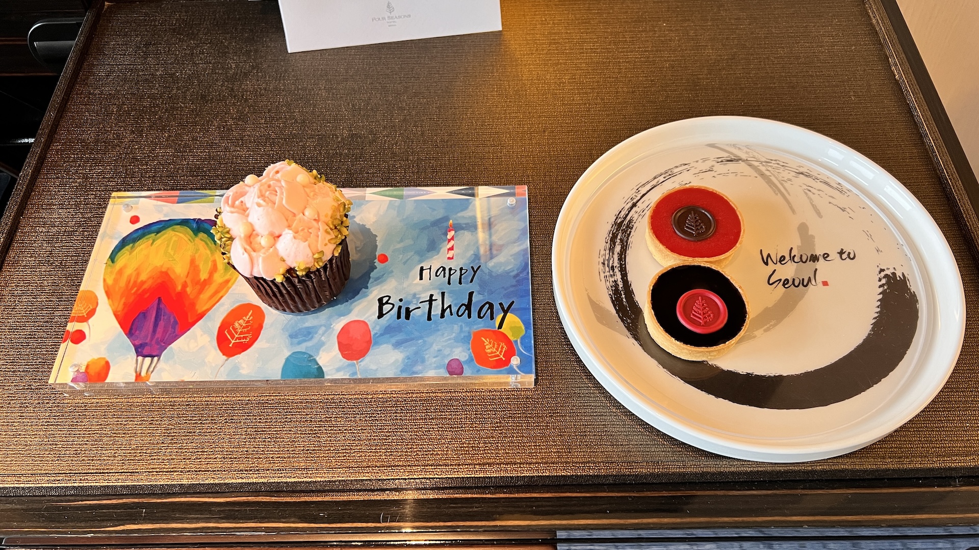 Four Seasons Seoul - Welcome Amenity