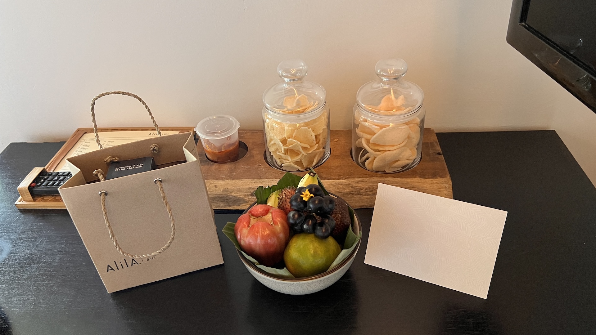 Alila Ubud - Welcome Amenity