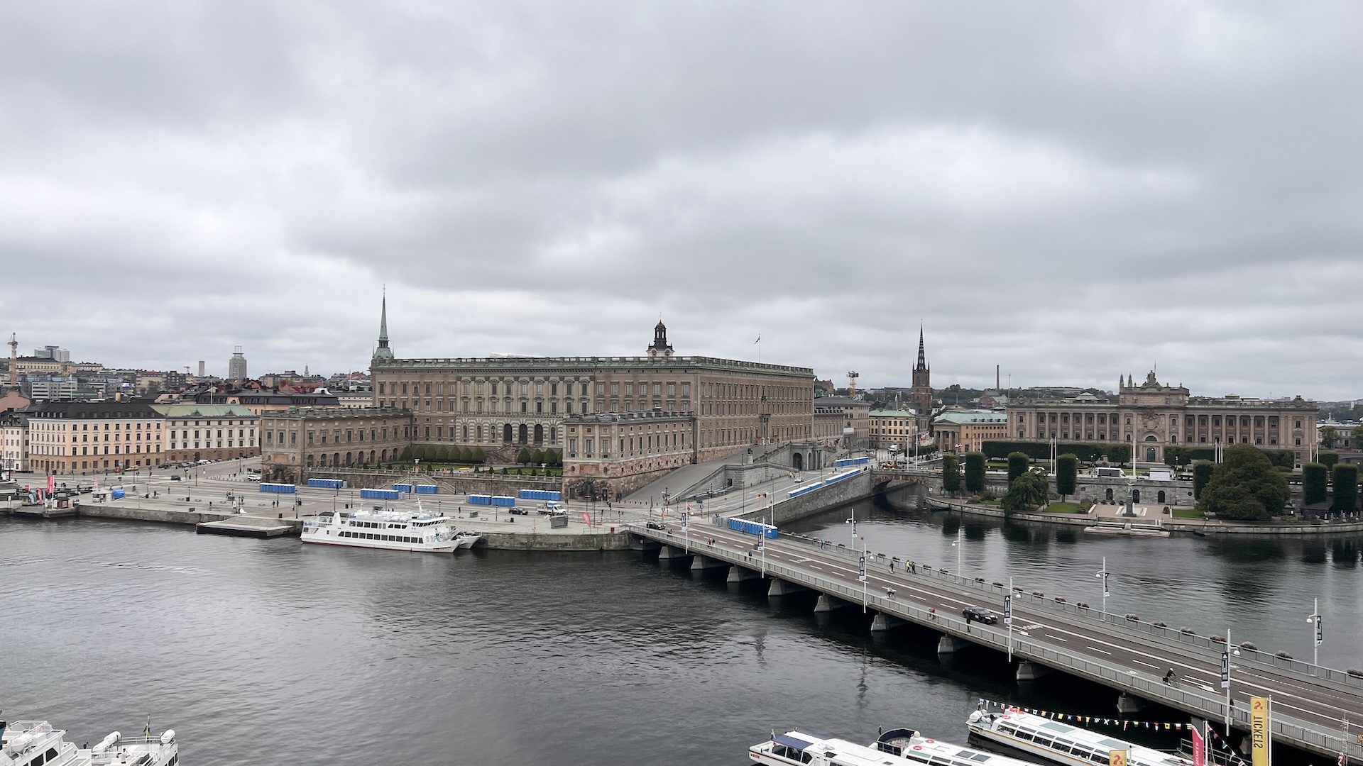 Grand Hotel Stockholm - View of Royal Palace and Parliament