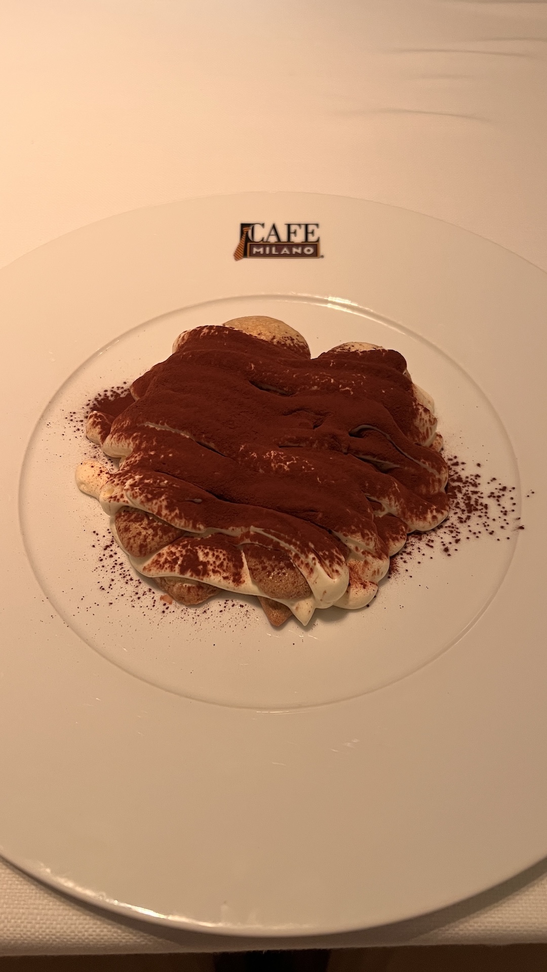 Four Seasons Abu Dhabi - Cafe Milano Tiramisu