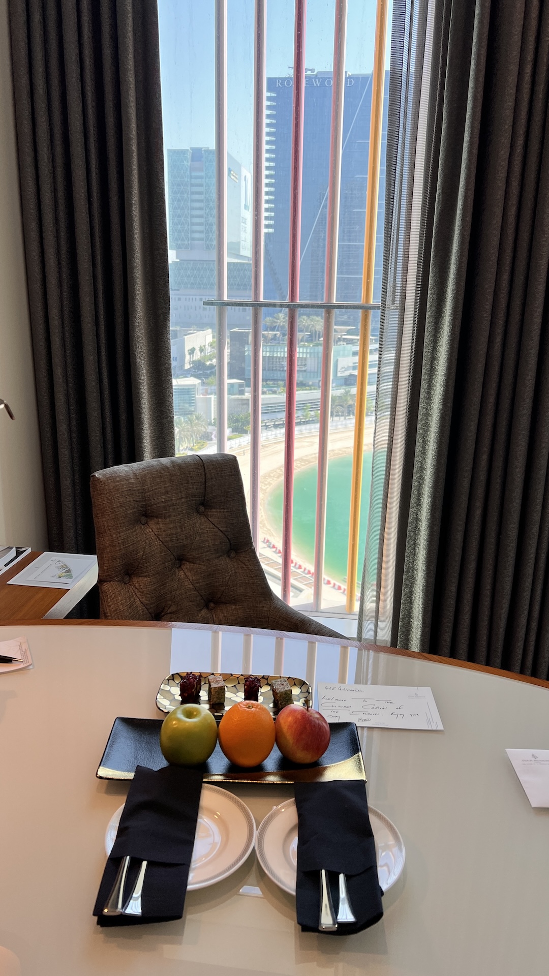 Four Seasons Abu Dhabi - Welcome Amenity