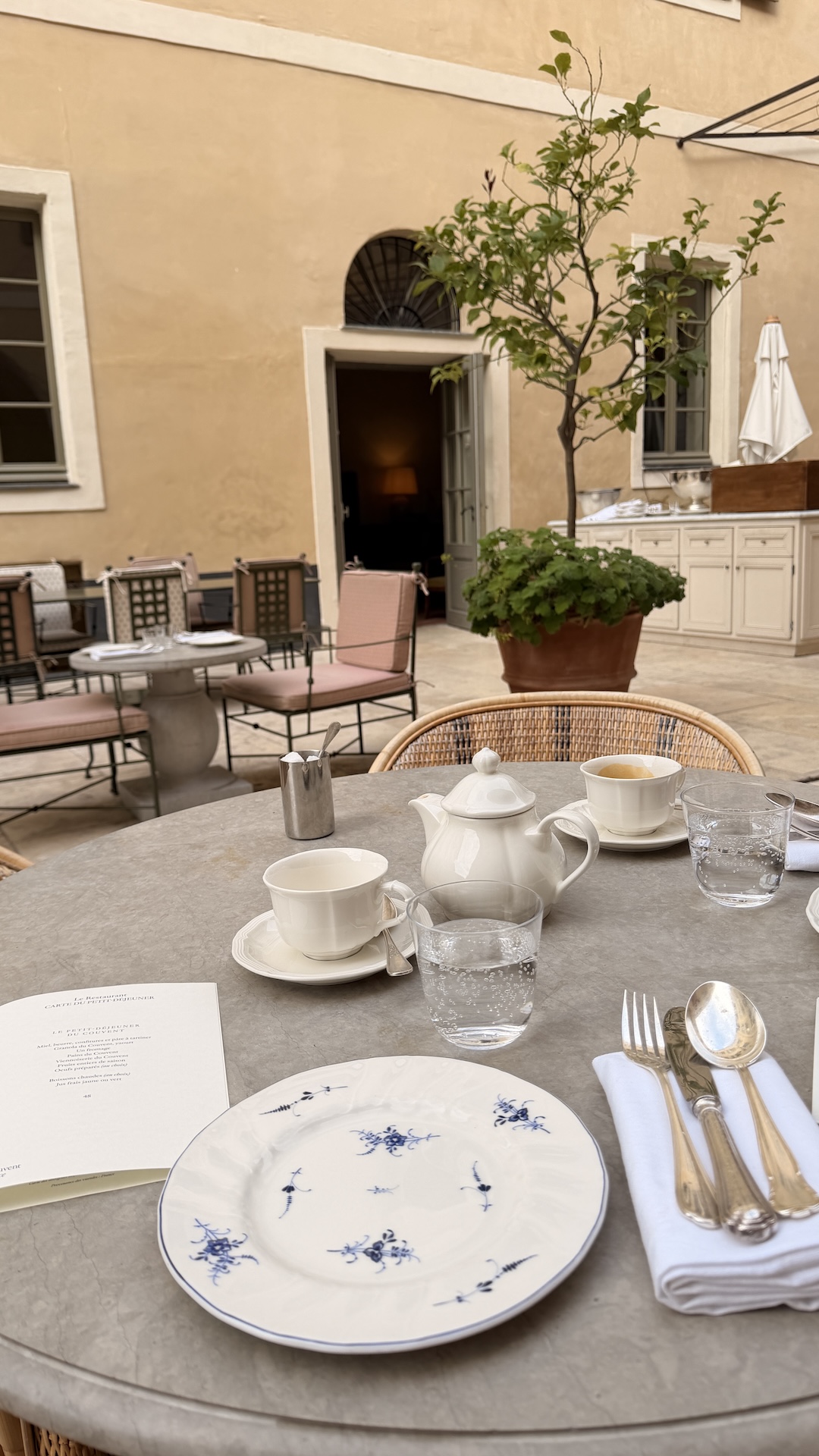 Hotel du Couvent Nice - Al Fresco setting